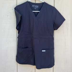Greys Anatomy Black Scrub Set